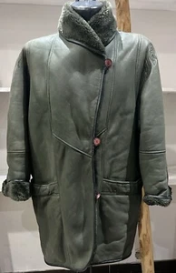 SHEARLING Montone Gebraucht PRE-OWNED Damen Frau Gr. 46 Grün XYM703L - Bild 1 von 8