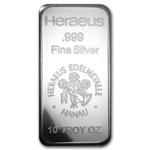 10 oz Silver Bar - Argor-Heraeus (New Design, V2) - Picture 1 of 3