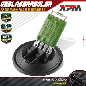 Resistenza Regolatore Ventola per VW Polo 6R 9N Audi A1 A2 Seat Ibiza 3 4 Skoda - Foto 1 di 8