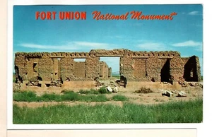 Vintage Chrom Postkarte Fort Union National Monument New Mexico - DB3 - Bild 1 von 2