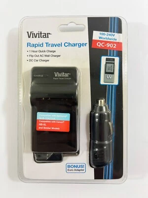 Vivitar QC-902 Rapid Travel Camera Charger (BRAND NEW SEALED) - Image 1 of 3