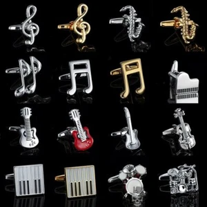 Sculpt Rings™ Music-Themed Cufflinks – Perfect for Musicians & Music Lovers! - Picture 1 of 40