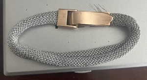 ADAMI & MARTUCCI Roségold Sterlingsilber Mesh Stretch Armband 8" - Bild 1 von 5