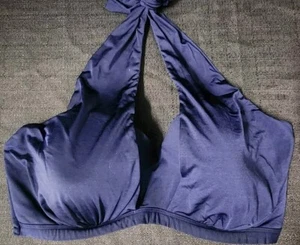 Traje de baño Athleta Top Mujer 38D/DD Halter Corbata Azul Marino Ajustable Espalda Nuevo sin Etiquetas - Imagen 1 de 6