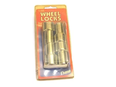 NOS! (4) CHAMP CHROME DUPLEX MAG WHEEL LOCKS LUG NUTS, 9/16" RH, No. 7-433 - Image 1 of 3