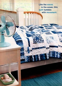 Deep Blue Seas Quilt Pattern Pieced NR - Picture 1 of 2