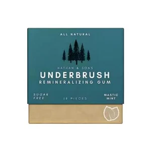 Underbrush Remineralizing ChewingGum w/ Nano Hydroxyapatite TeethProtection-New - Picture 1 of 9