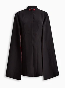Torrid Black Red Cape Coat Retro Chic (Size-3) NWT, Free Shipping!!! 📦 - Picture 1 of 6