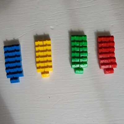 Monopoly Junior Game 1999 Replacement Pieces Ticket Booths  Hotels 52 Piece Set - Image 1 of 4