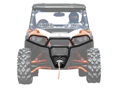 SuperATV Polaris General 1000 Heavy Duty Front Bumper (2016+) - Wrinkle Black - Image 1 of 4