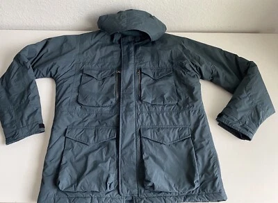 Armani Exchange Men’s Sz L Dark Forest Green 4 Pocket Utility Coat Fall 2014 - Image 1 of 4