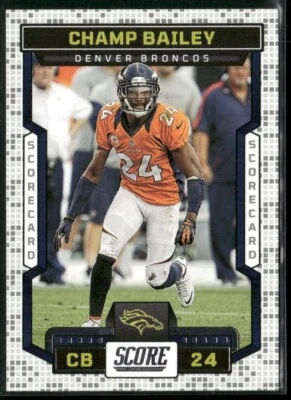 2023 Score Scorecard Parallel #78 - Champ Bailey - Broncos! - Image 1 of 2