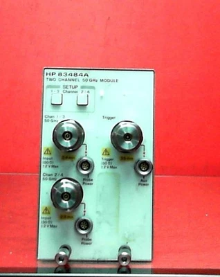 HP Agilent Keysight 83484A Dual Channel 50 GHz Electrical Plug-in Module - Image 1 of 4