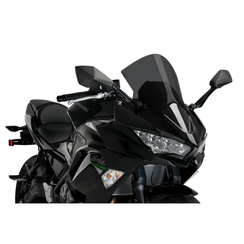 PUIG WINDSCREEN R-RACER FOR KAWASAKI NINJA 650 20-25 DARK SMOKE - Image 1 of 1