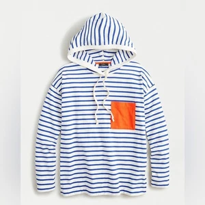 J. Sudadera con capucha Crew Mariner con bolsillo con parche de tela - Imagen 1 de 7