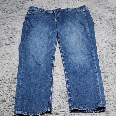 Paige Jimmy Jimmy Crop Jeans Womens 28 Blue Denim Casual Pants 26 Inseam Cropped - Image 1 of 4