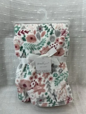 Dreamgro Bebé Niña Manta Felpa Vellón Rosa Flores Floral Suave NUEVA "30x36" Foto 1 de 4