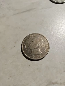 1908 Haiti 50 Centimes Coin - Picture 1 of 2