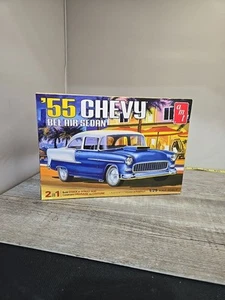 AMT 1/25 1955 Chevy Bel Air Sedan AMT1119 Plastics Car/Truck New Open - Bild 1 von 6