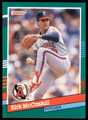 1991 Donruss Kirk McCaskill California Angels #637 - Image 1 of 2