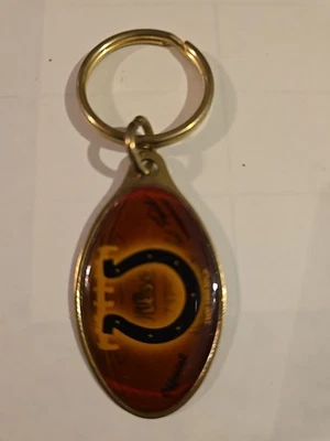 Vintage Indianapolis Colts Keychain Wmmetal With Enamel...KC23 - Image 1 of 2