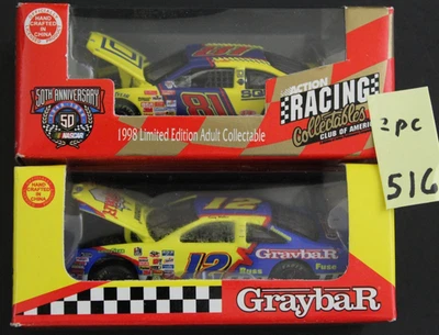 Action Kenny Wallace 1:64 #81 Square D Taurus & #12 Gray Bar Thunderbird (516) - Image 1 of 2