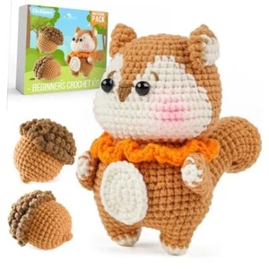 Crochet Animal Kit for Beginners, Crochet Starter Kit with Step-by-Step Video - Picture 1 of 7