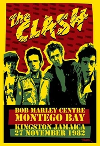 The Clash 13" x 19" Re-Print Music Concert Poster - Picture 1 of 2