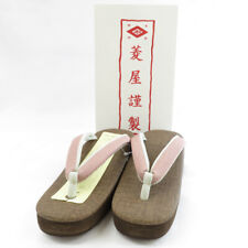 Japanese sandals zori Calen Blosso Brown made in Japan US7.5 Women's