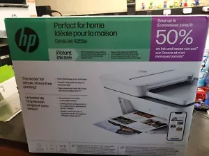 HP DeskJet 4255e All-in-One Inkjet Printer, Color Mobile Print, Copy, Scan Up to - Picture 1 of 5