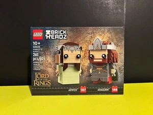 Lego Brickheadz The Lord of the Rings Aragorn & Arwen 40632 NEW SEALED BOX NSB - Picture 1 of 2
