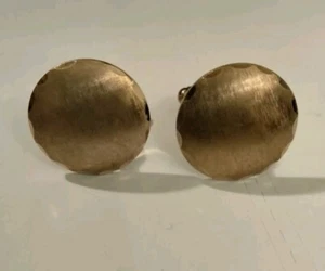 ANSON Pair Vintage Cufflinks Cuff Links Cuff-links 12K GF Gold Filled 9.9 Grams - Picture 1 of 5