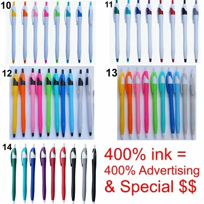 Promotional Pens - Print Your Logo/Message, 4X Writer- Set 250 pens *** SALE****