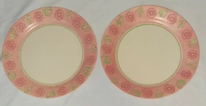 Corelle Heirloom Bloom Lot of 2 Dinner Plates 10 1/4" - Picture 1 of 3