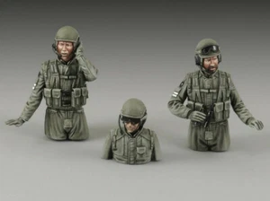  unpainted unassembled   1/35 Resin Israeli IDF Tank Crew 3 Soldiers KIT - Bild 1 von 1