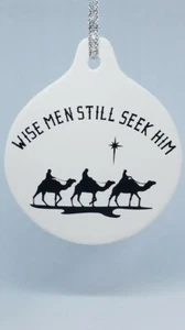 'Wise Men Still Seek Him' Adorno de Cerámica - NUEVO - Imagen 1 de 1