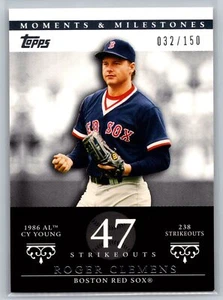 2007 Topps Moments & Milestones #18 Roger Clemens 32/150 - Picture 1 of 2