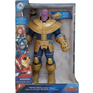 Disney Store Thanos Talking Action Figure Toy Avengers Light Up Gauntlet Sounds - Picture 1 of 12