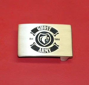 Fibbia per cintura in ottone Psyop / Ghost Army - Foto 1 di 2