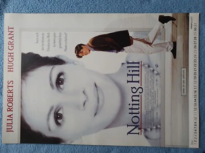 Notting Hill Julia Roberts Hugh Grant großers Kalender Blatt Poster 59 x 42 cm - Bild 1 von 4