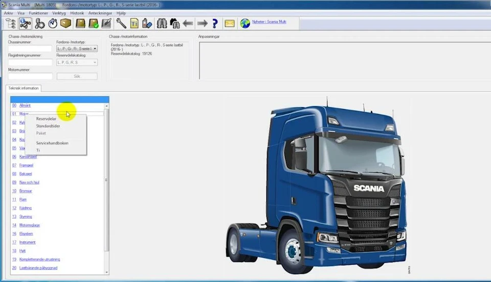  SCANIA MULTI 2019.5  EPC  ELECTRONIC PARTS CATALOGUE 1905 - Immagine 1 di 1