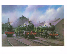 Engines At Swindon Vintage GWR Railway Print Picture Don Breckon DBG#61