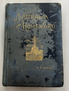 RARE Australia and Homeward D.V. Lucas 1888 HC - Picture 1 of 12