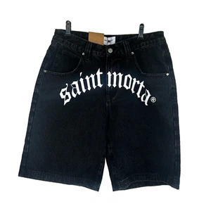 Saint Morta Black Amplus Baggy Shorts Mens Size Medium Free Shipping - Picture 1 of 8