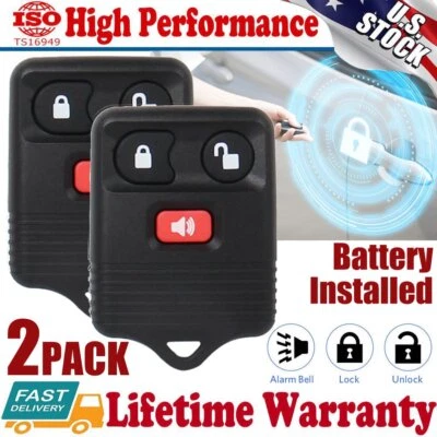 2pcs Keyless Entry Car Key Remote Control Fob For Ford F150 F250 F350 E150 Focus - Image 1 of 4