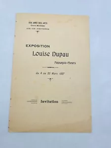 Aux Amis des Arts Cours Mirabeau Aix-en-Provence Exposition Louise Dupau Paysage - Imagen 1 de 3