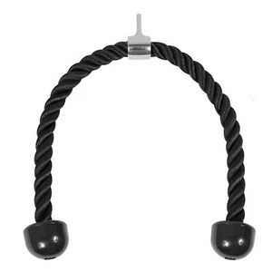 Tricep Rope Fitness Gym Pull Down Rope Cable Machine Attachment Pulldown Rope - Picture 1 of 5