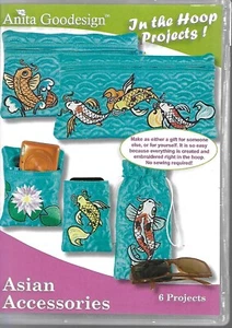 Anita Goodesign In the Hoop Projects! Asian Accessories (CD-ROM) - Picture 1 of 2