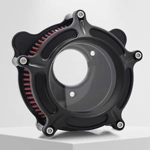 CNC Cut Air cleaner filter intake For Harley touring Street Glide Softail 08-16 - Picture 1 of 9
