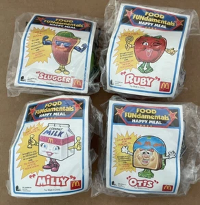 Vintage McDONALD'S Happy Meal Toys Food Fundamentals TRANSFORMERS 4pcs sealed #1 - Picture 1 of 11